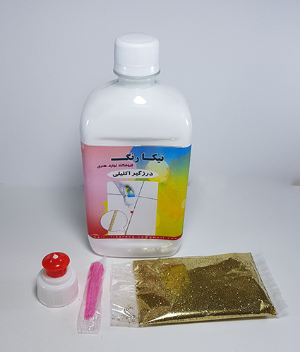 درزگیر سرامیک آب بند با اکلیل طلایی تیکارنگ